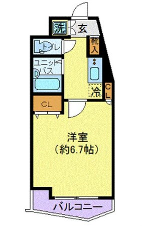 エスコートノヴェル代々木公園の物件間取画像